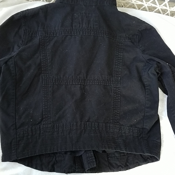 Hurley Black Cotton Jacket - Picture 7 of 8